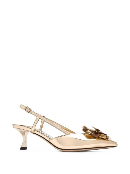 Pantofi cu toc Jimmy Choo din piele cu model floral