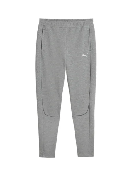 PUMA Športne hlače Team Final pegasto siva
