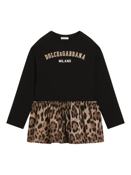 Sukienka dziecięca Dolce And Gabbana czarna