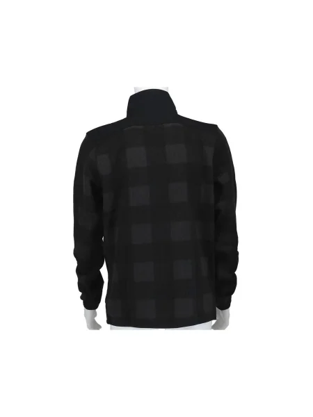 Pulover Columbia cu imagine de jumătate de fermoar negru