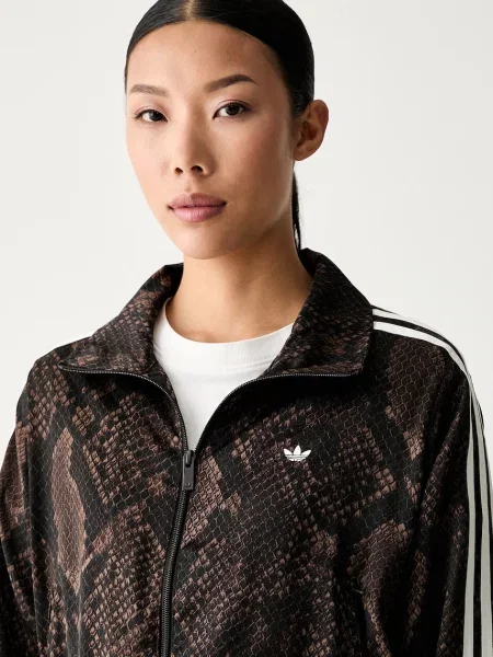 Атласный свитер Adidas Originals со змеиным принтом