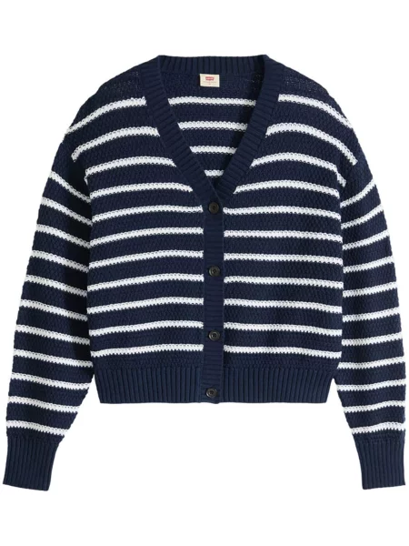LEVI'S ® Geacă tricotată Snowflake Cardigan bleumarin alb