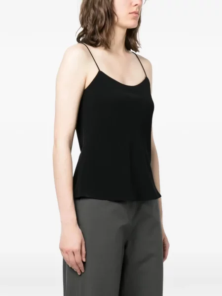 Top The Row cu bretele negru