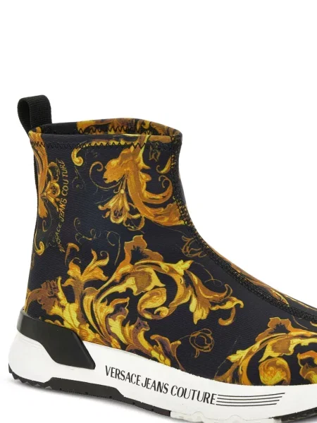 Slip-on маратонки Versace Jeans Couture с принт черно