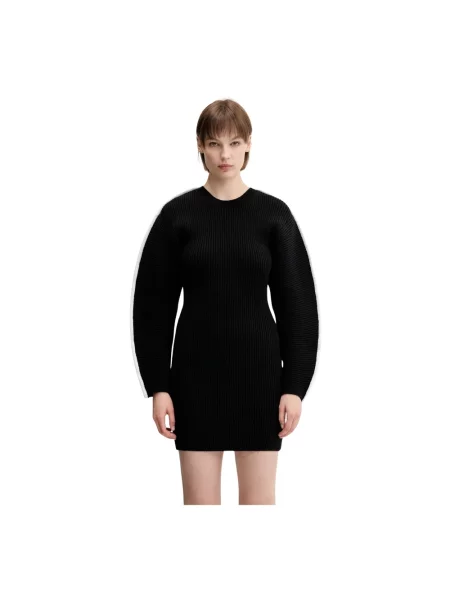 Sportmax sukienka Frank mini dopasowana czarny