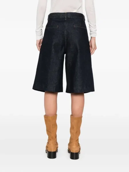 Pantaloni scurți Frame plisate albastru