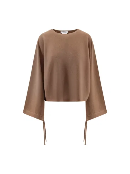 Sweter Max Mara wełniany brązowy