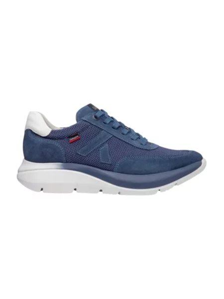 Sneakersy Callaghan skórzane niebieskie