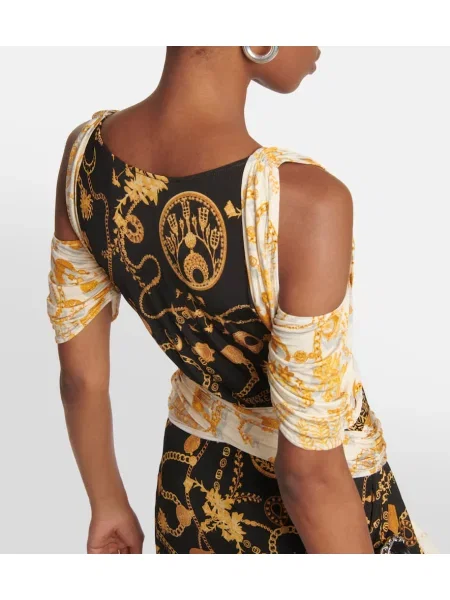 Rochie midi Marine Serre cu imagine până la genunchi de costum