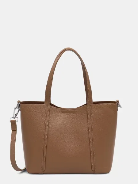 Answear.LAB crossbody torbica usnjena rjava