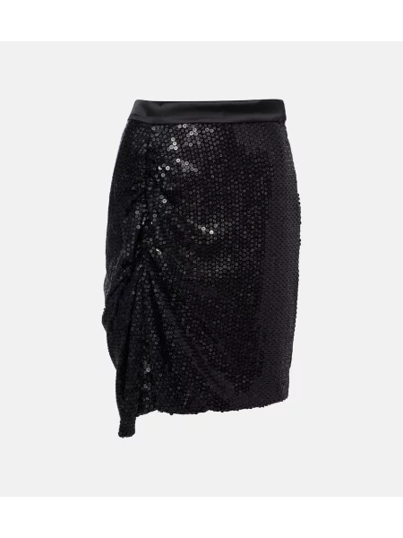 Fustă midi Vivienne Westwood până la genunchi negru