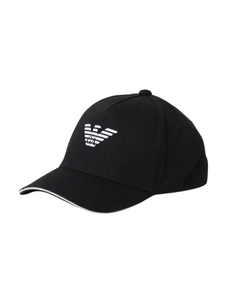 Emporio Armani Akcesoria Mężczyzna ONE SIZE Czapka baseballowa z logo czarny