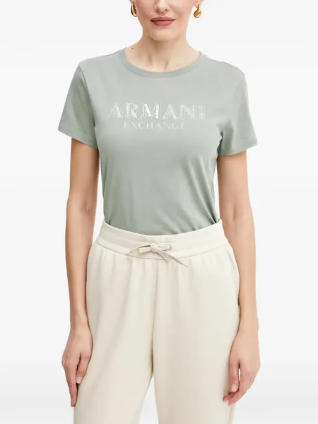 Stras tricou Armani Exchange verde