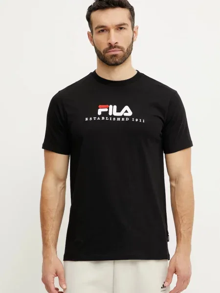 Rövid póló Fila fekete