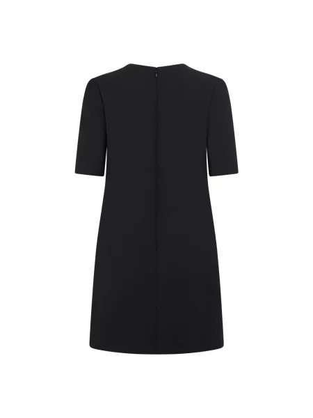 Sukienka mini Valentino Garavani wełniana czarna