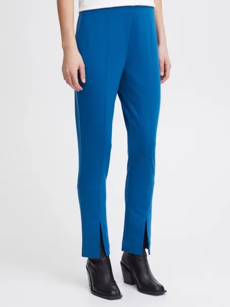 ICHI Pantaloni KATE' albastru