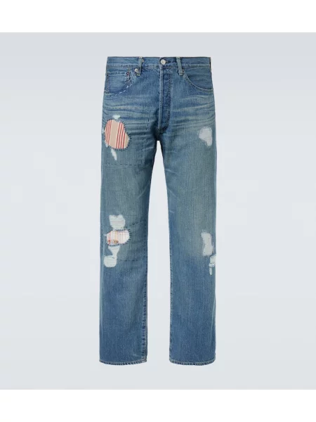 Blugi drepți Junya Watanabe albastru