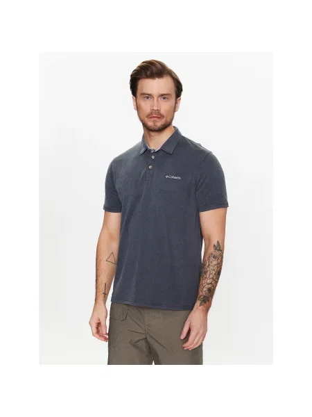 Columbia Pólóing Nelson Point Szürke Regular Fit fekete