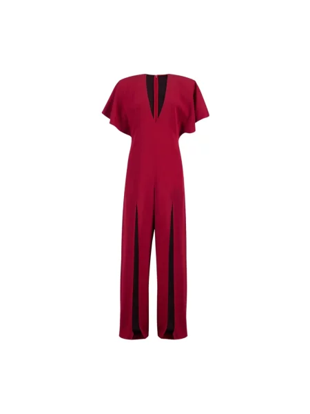 Kombinezon Stella Mccartney z rozcieciem czerwony