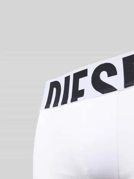 Bokserki z elastycznym paskiem z logo Diesel czerwone