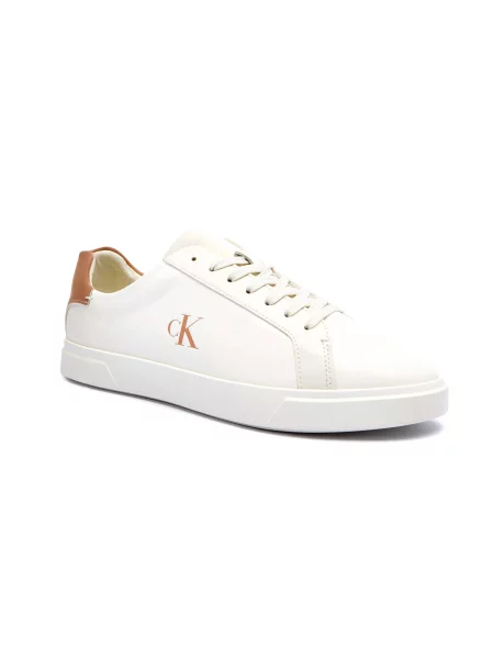 Calvin Klein Teniși din piele LOW PRO CUPS alb