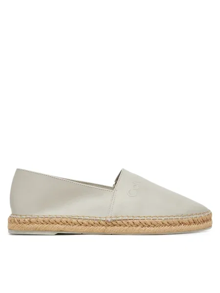 Espadrilky Calvin Klein sivá