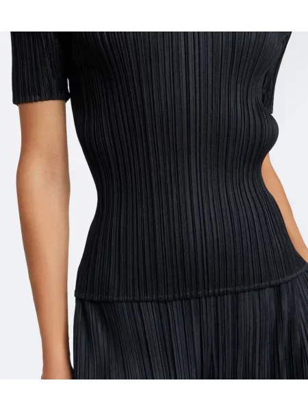 Top Pleats Please Issey Miyake negru