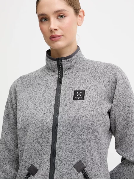 Однотонный свитер Haglofs серый