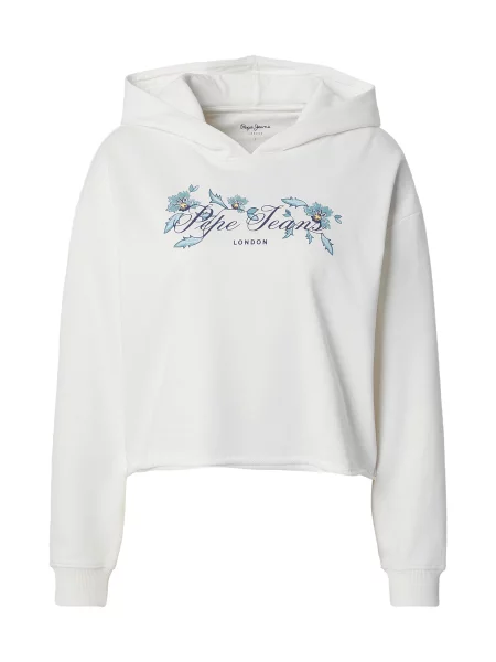 Geacă de blugi Pepe Jeans alb
