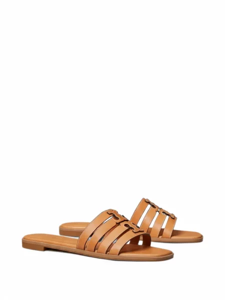 Šlepetės Tory Burch ruda