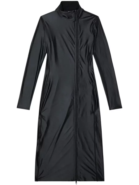 Midi sukienka midi Diesel garniturowa czarna