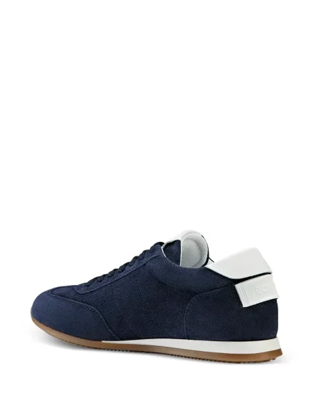Szarvasbőr sneaker Bogner autogrammal kék