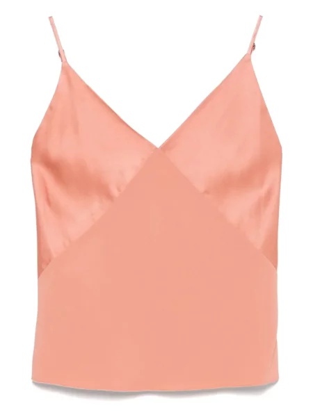 Top Forte_forte din satin roz
