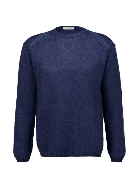 Pulover Piacenza Cashmere din cașmir albastru