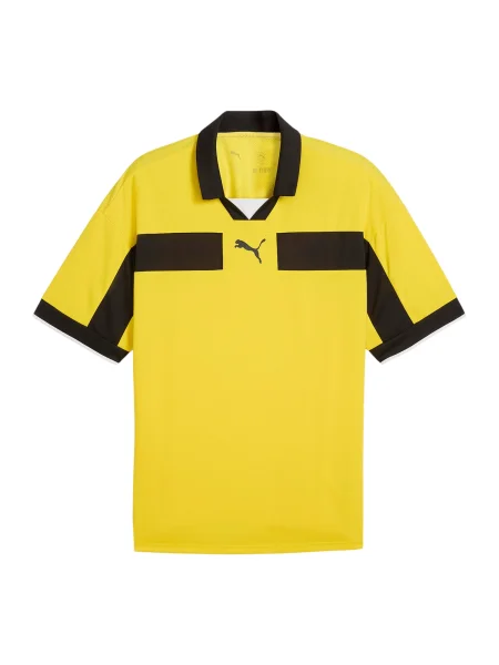 PUMA Funkcionalna majica TeamClassic rumena črna