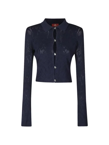 Cardigan Dondup tricotate albastru