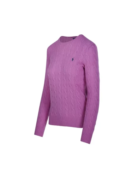 Polo Ralph Lauren sweter z dodatkiem kaszmiru różowy