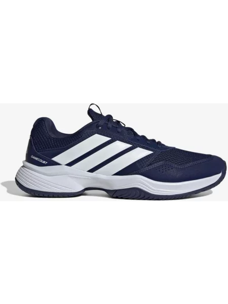Buty do biegania adidas GameCourt granatowy 40 biały