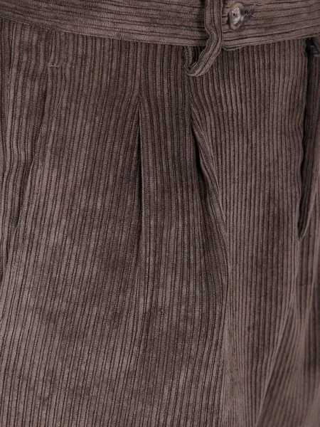 Pantaloni Barba de catifea cord maro