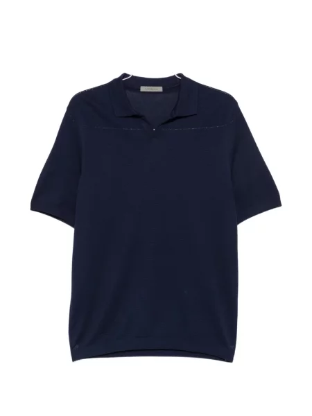 Scurt tricou polo Corneliani albastru