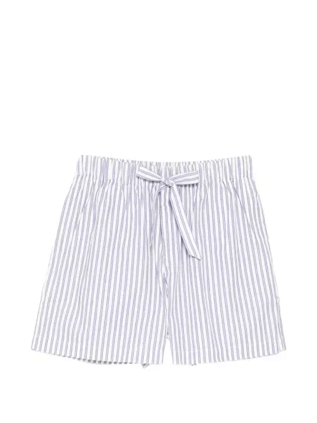 Pantaloni scurți Tekla din poplin alb