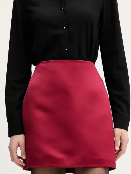 IBlues fustă NEGOCE rosu mini evazati