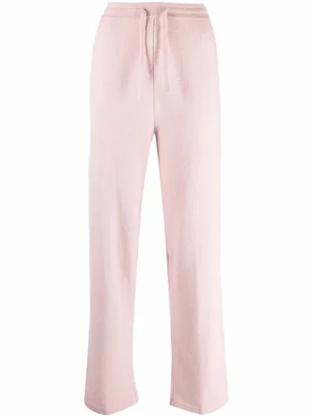 Pantaloni Marant Etoile tricotate roz