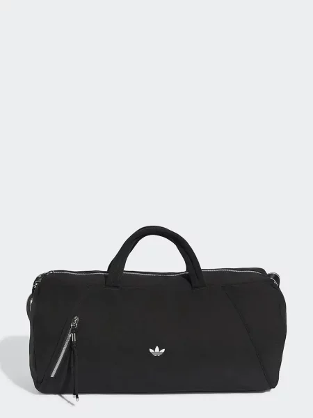Geantă adidas OG Sport Duffel Bag Medium Black/ White/ Silver Met. Universal alb