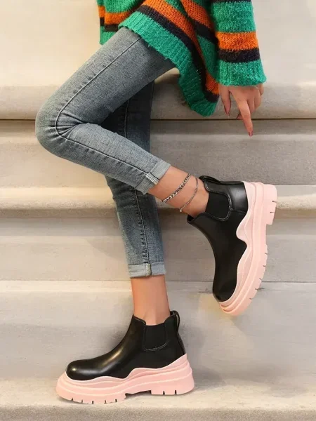 Botine Resti slip-on negru