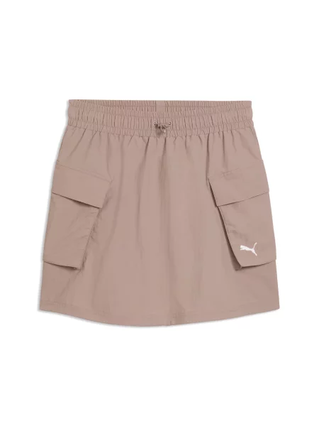 PUMA spódnica cargo Wardrobe Essentials Akcesoria S beżowy