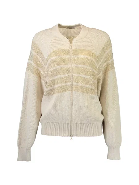 Cardigan Brunello Cucinelli cu paiete