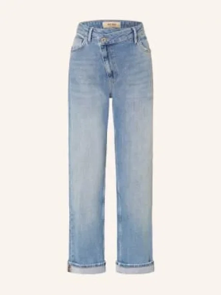Mos Mosh Proste Dżinsy Mmrachel Slanted blau niebieskie