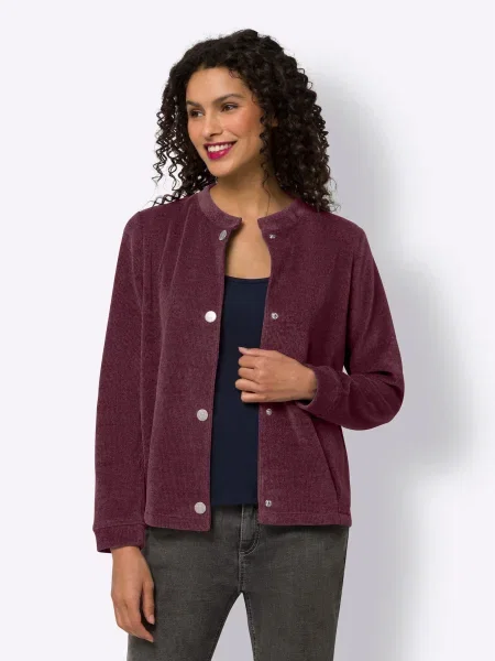 Heine Geacă de primăvară-toamnă burgundy roșu