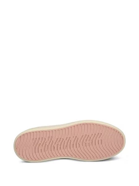 Sneakerși Blauer din piele cu platformă alb